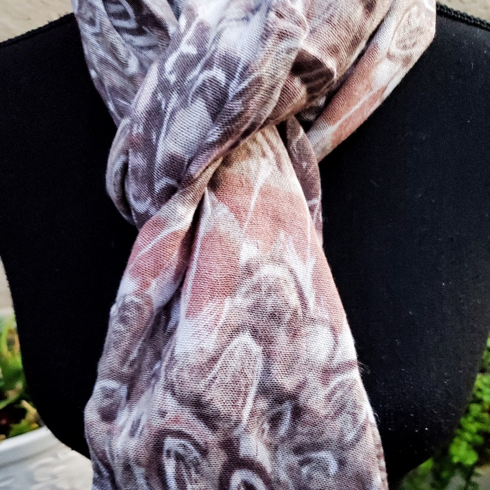 RACHEL ZOE Snake Print Scarf